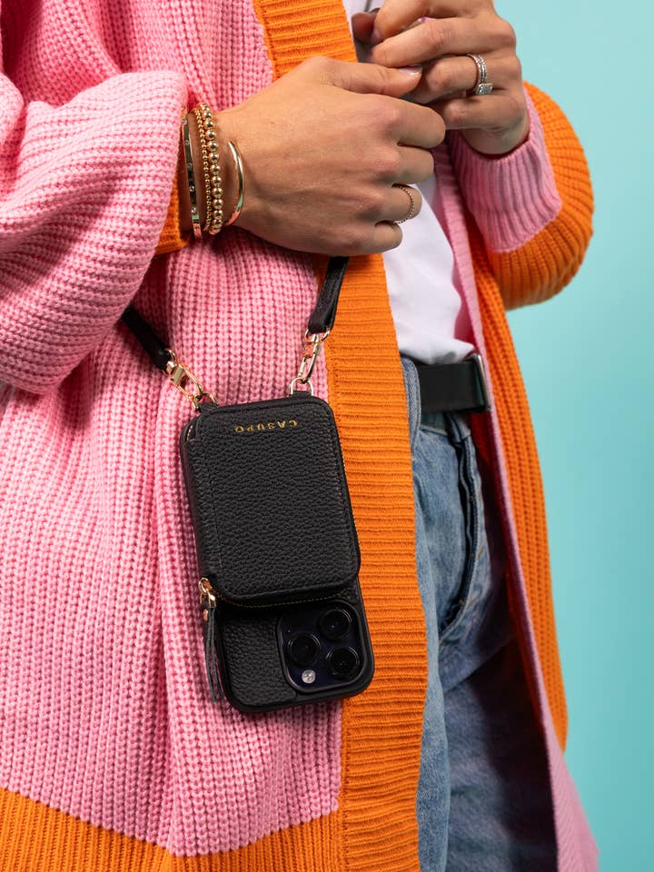 Crossbody iPhone Case - Black