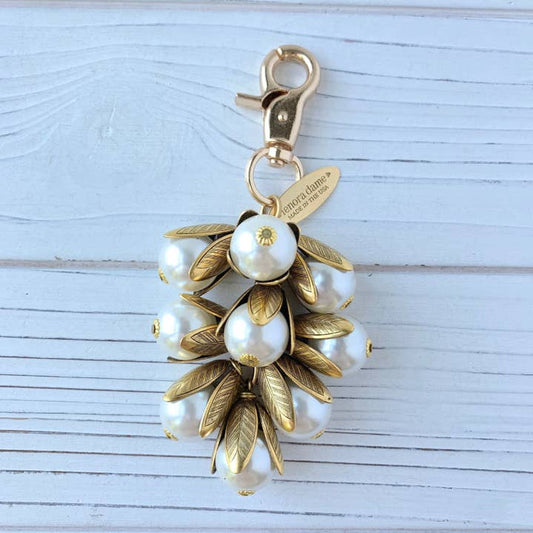 Bag Charm - Classic Pearl