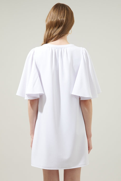 Marquee Shift Dress - White