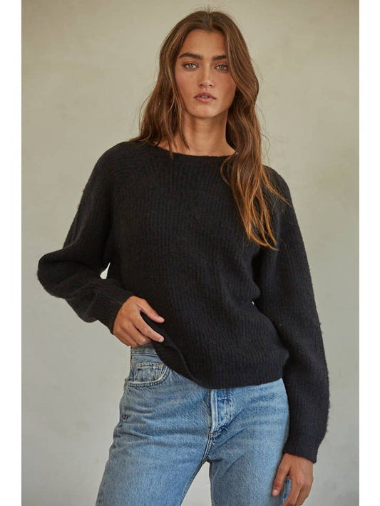 Belle Dia Sweater - Black
