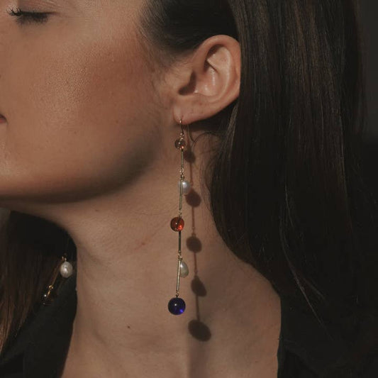 Fête Earrings - Blue