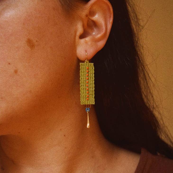 Acacia Earring - Sage