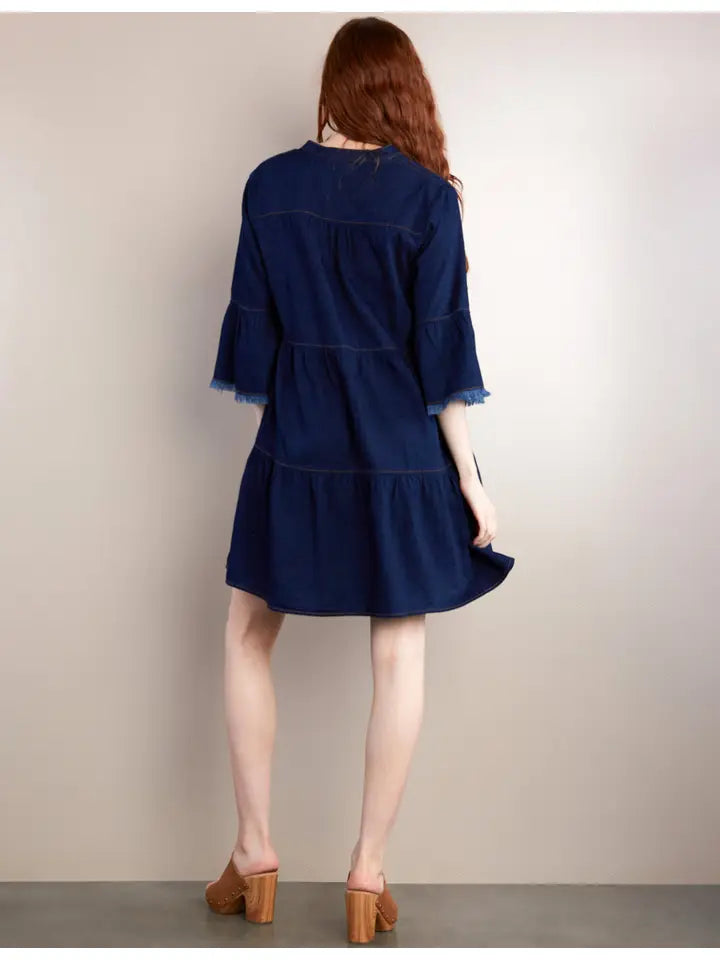 Weekend Dress - Raw Denim