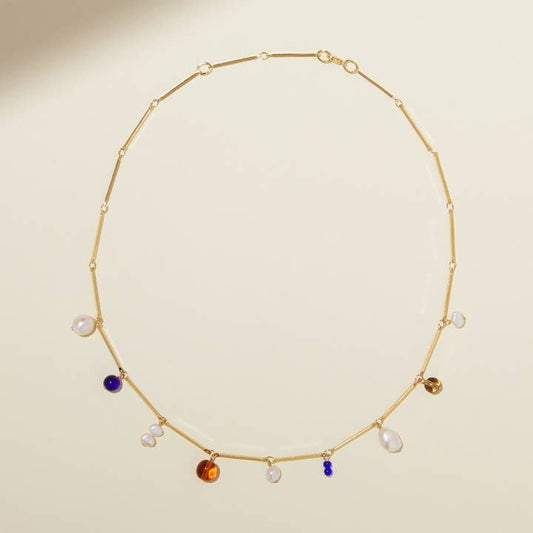 Fête Necklace - Blue