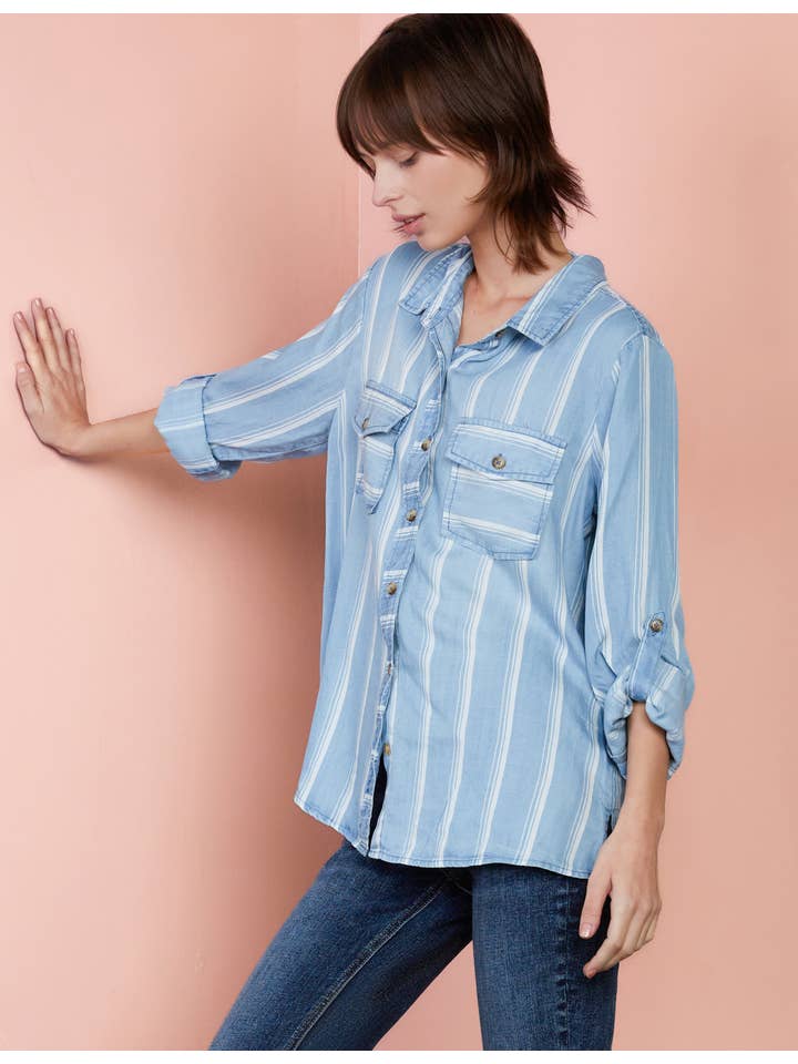 Picnic Shirt - Denim Stripe