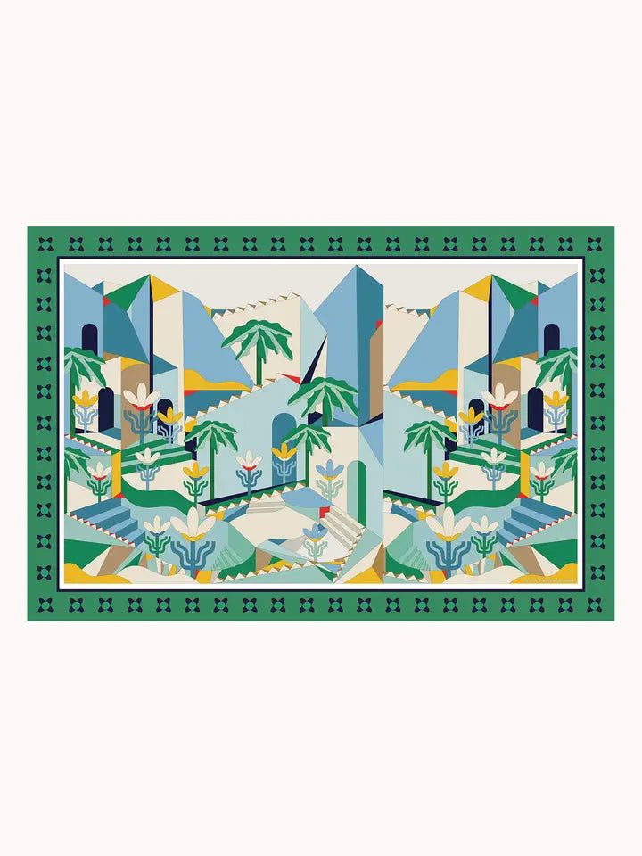 Beach Sarong Wrap - Green Wonderland