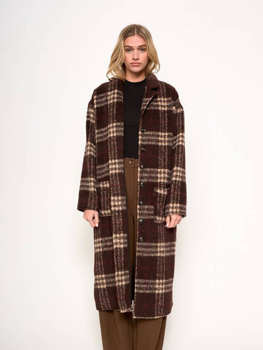 Ginny Coat - Latte Brown
