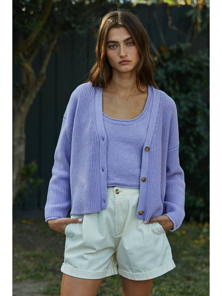 The Kacey Top - Lavender