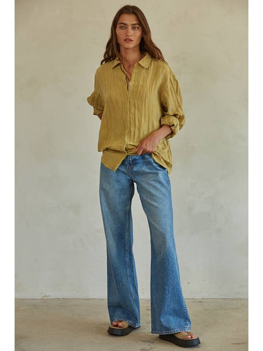 The Brighton Shirt - Dusty Yellow