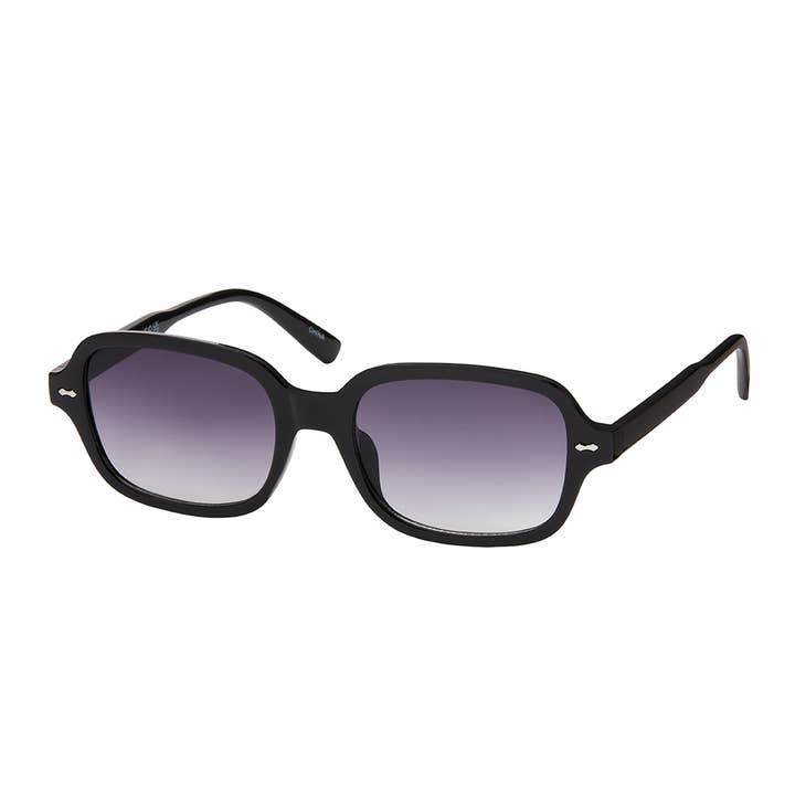 Heritage Rounded Rectangle Sunglasses - Black Ombre