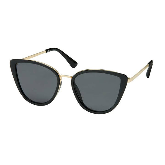 Jade Cat-Eye Sunglasses - Black
