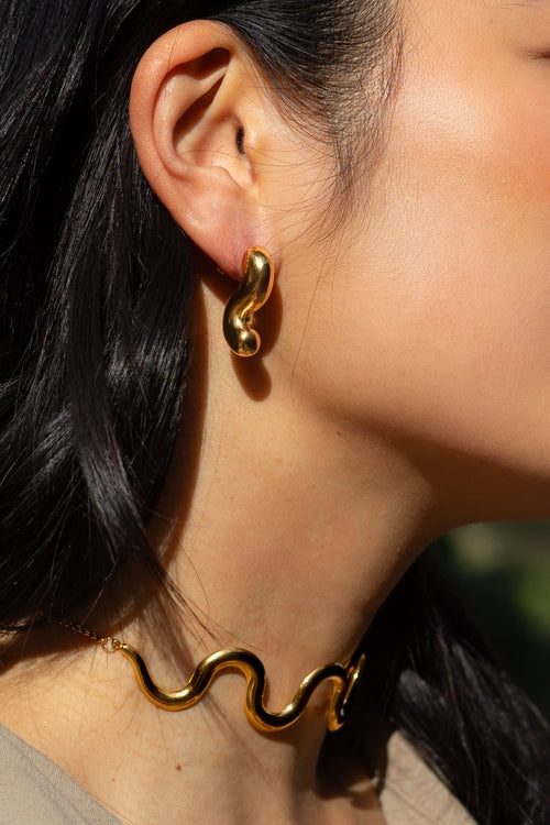 Alma Studs - Gold