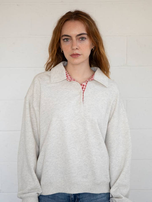 Maggie Sweater - Heather Oat