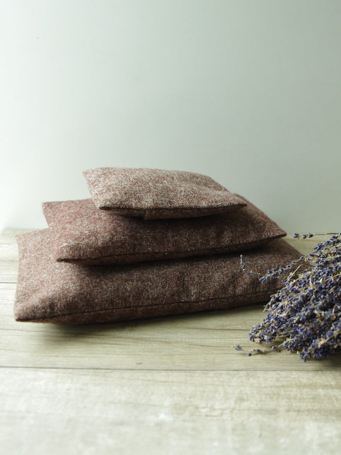 French Dry Goods Large Lavender Sachet Pouch - Red Wool