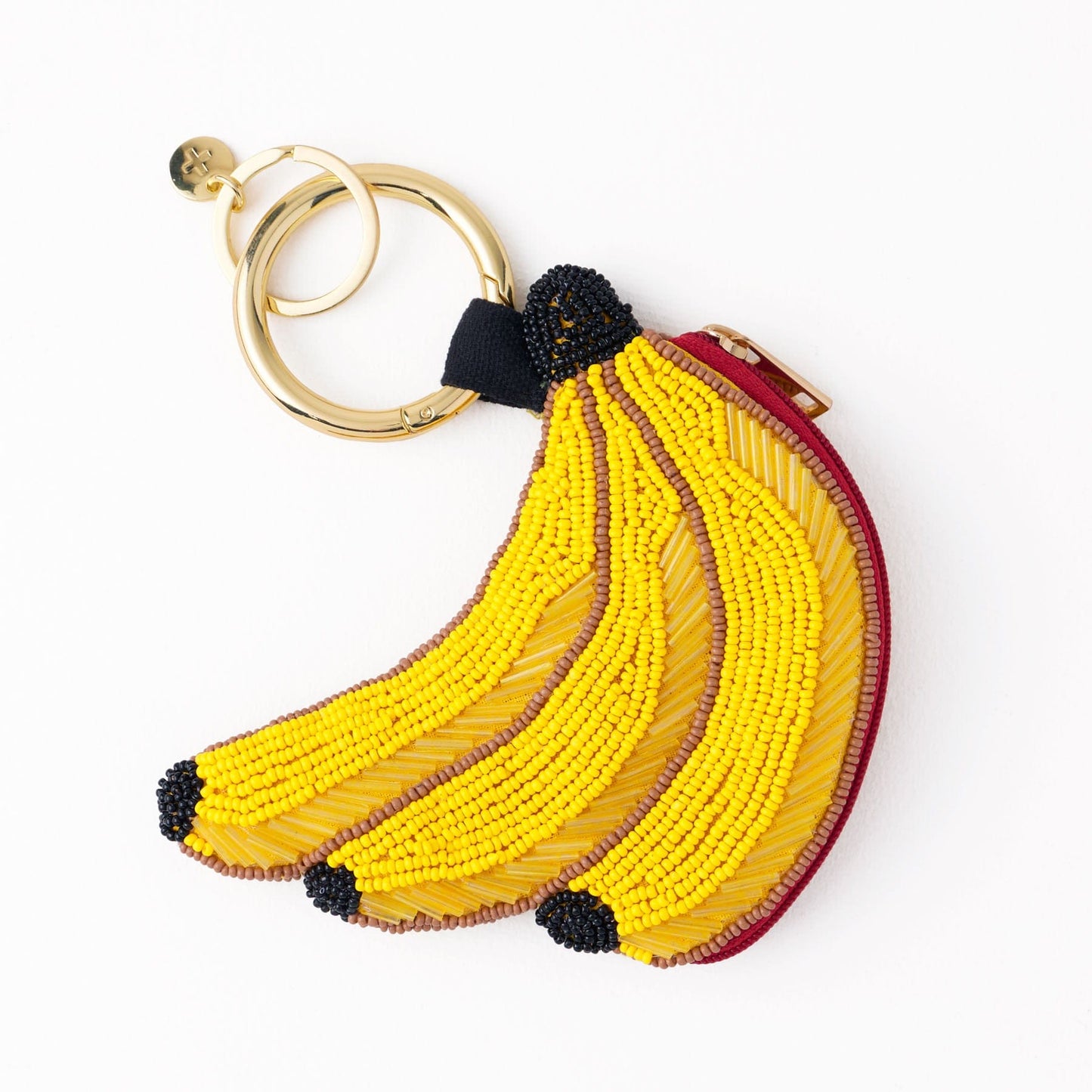 Mary Banana Beaded Coin Purse - Yellow