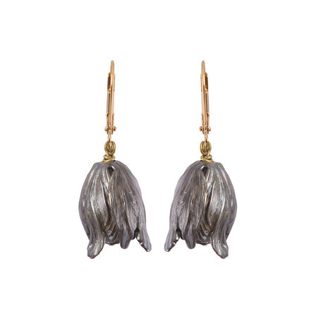 Noir Tulip Earrings