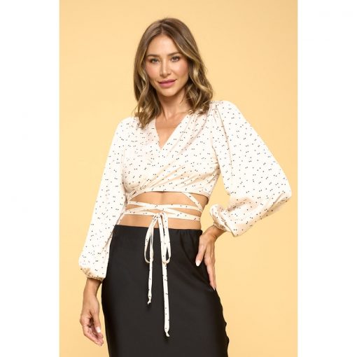 Silky Crop Top - White