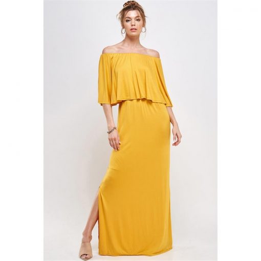 Sunshine Maxi - Mustard