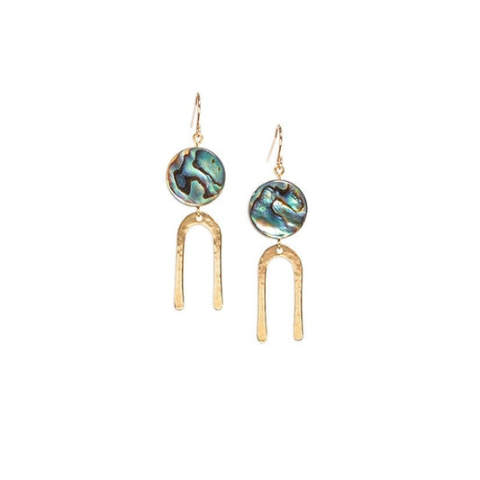 Frances Short Earrings - Mother of Pearl