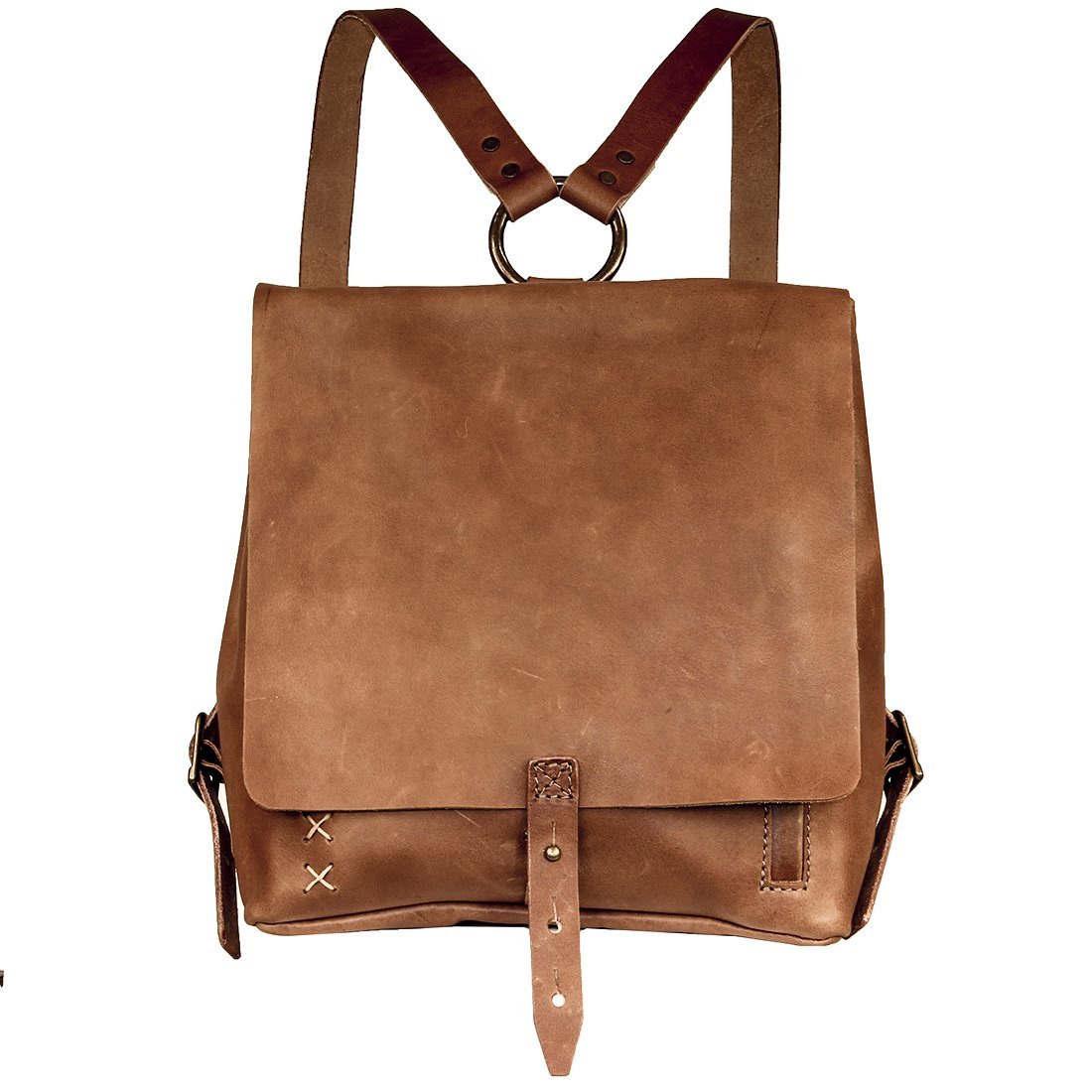 Revival Leather Backpack - Cognac