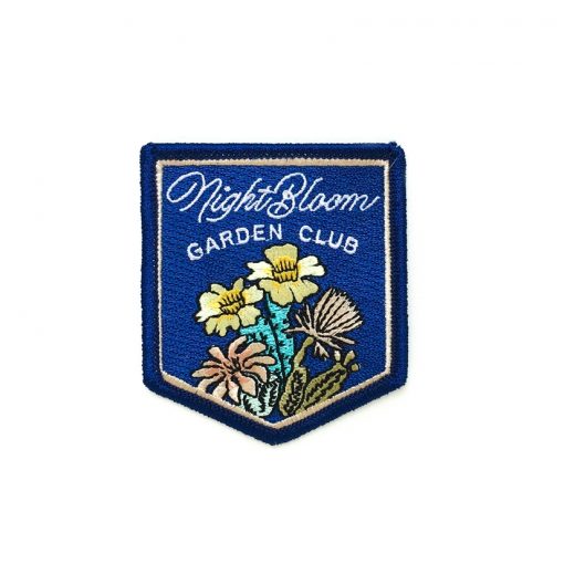 Night Bloom Embroidered Patch