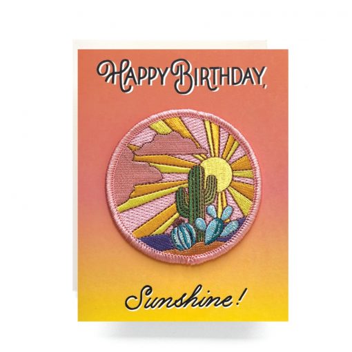 Sunshine Patch Greeting Card