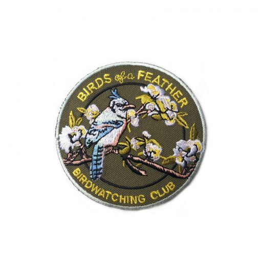 Birdwatching Embroidered Patch