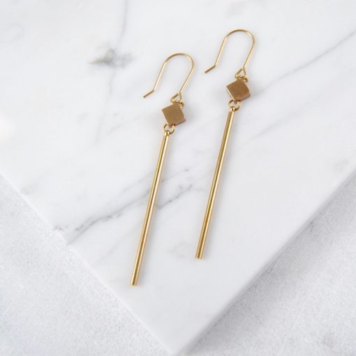 Square and Stick Earring