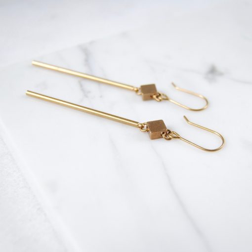 Square and Stick Earring