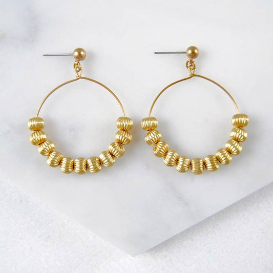 Large Boho Hoop Earrings