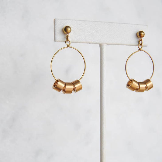 Brass Beads Earrings