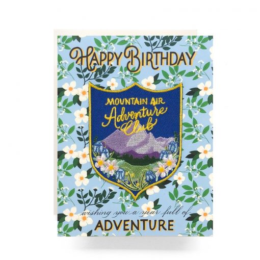 Mountain Air Patch Greeting Card