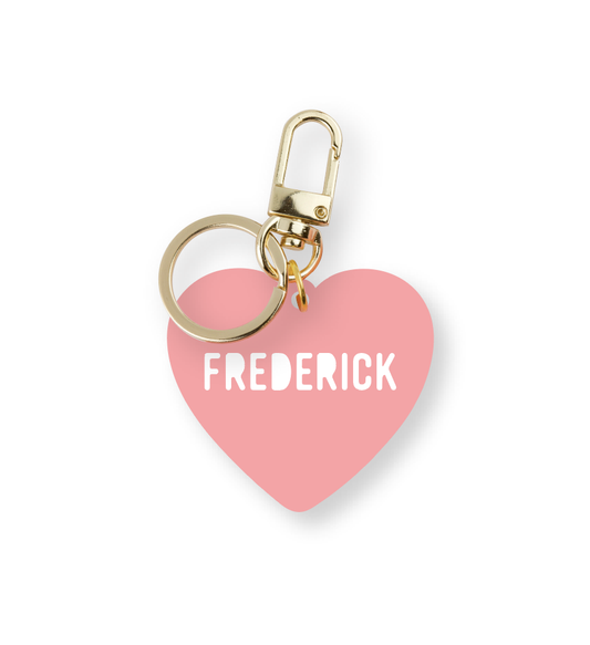 Frederick Heart Keychain