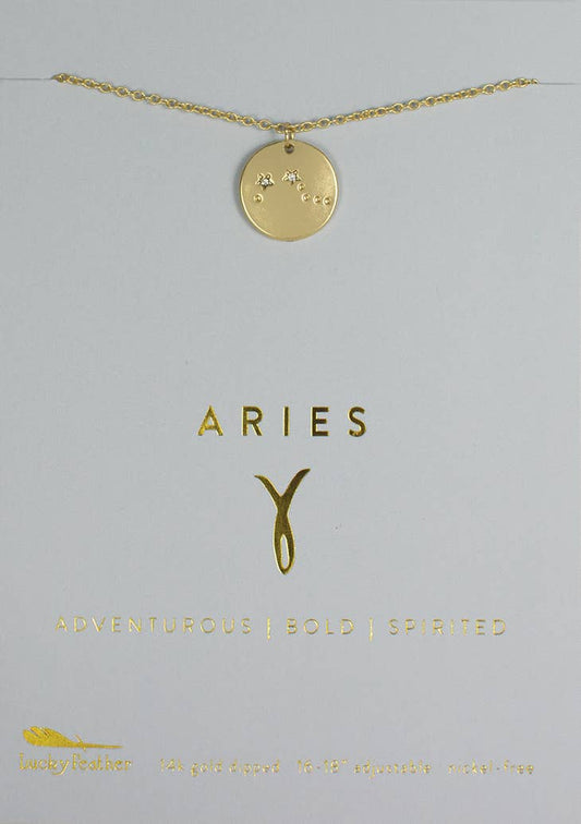 Zodiac Necklace - Aries