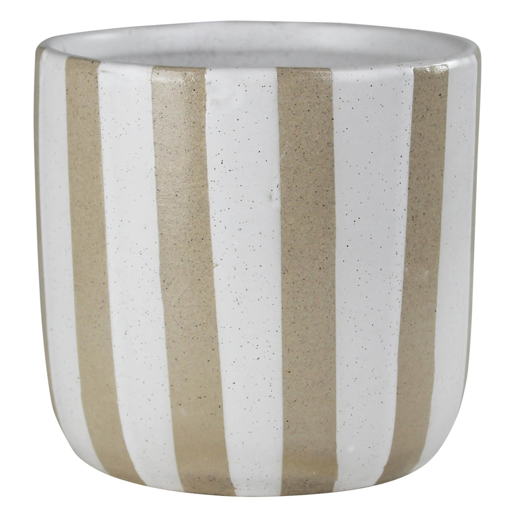 Ceramic Cielo Pot - Stripes