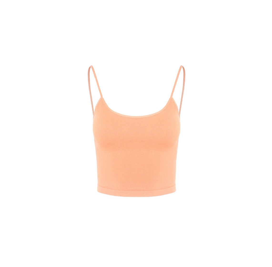 Low Back Crop Top - Cantaloupe