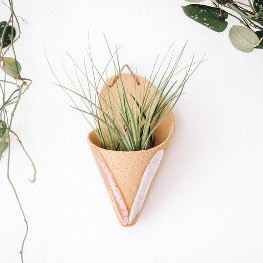 Large Cone Planter - Sand