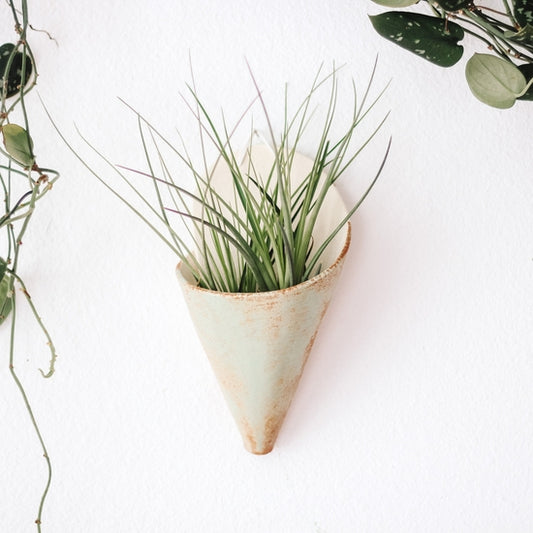 Large Cone Planter - Pistachio