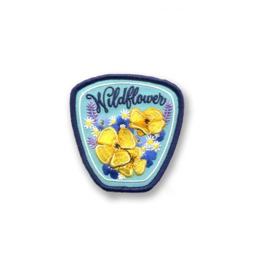Wildflower Embroidered Patch