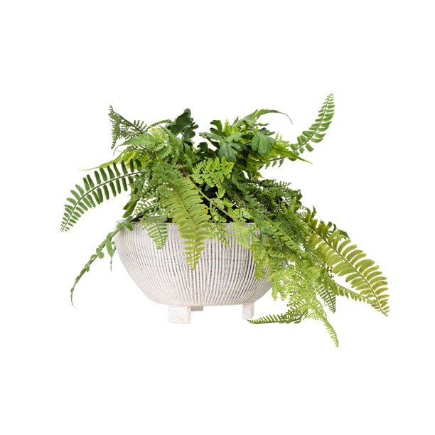 Small Faux Hanging Fern
