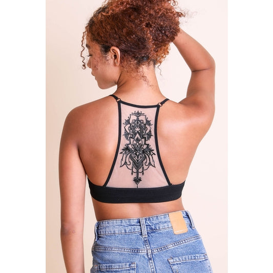 Mesh Racerback - Black