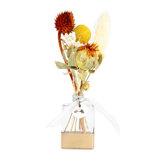 Yellow and Orange Mini Dried Bouquet