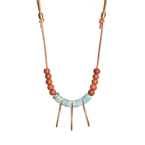 Annette Necklace - Amazonite