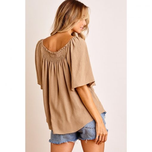 Flowy Top - Taupe