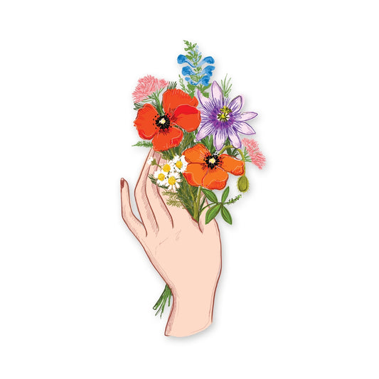 Wild Flower Bouquet Single Sticker