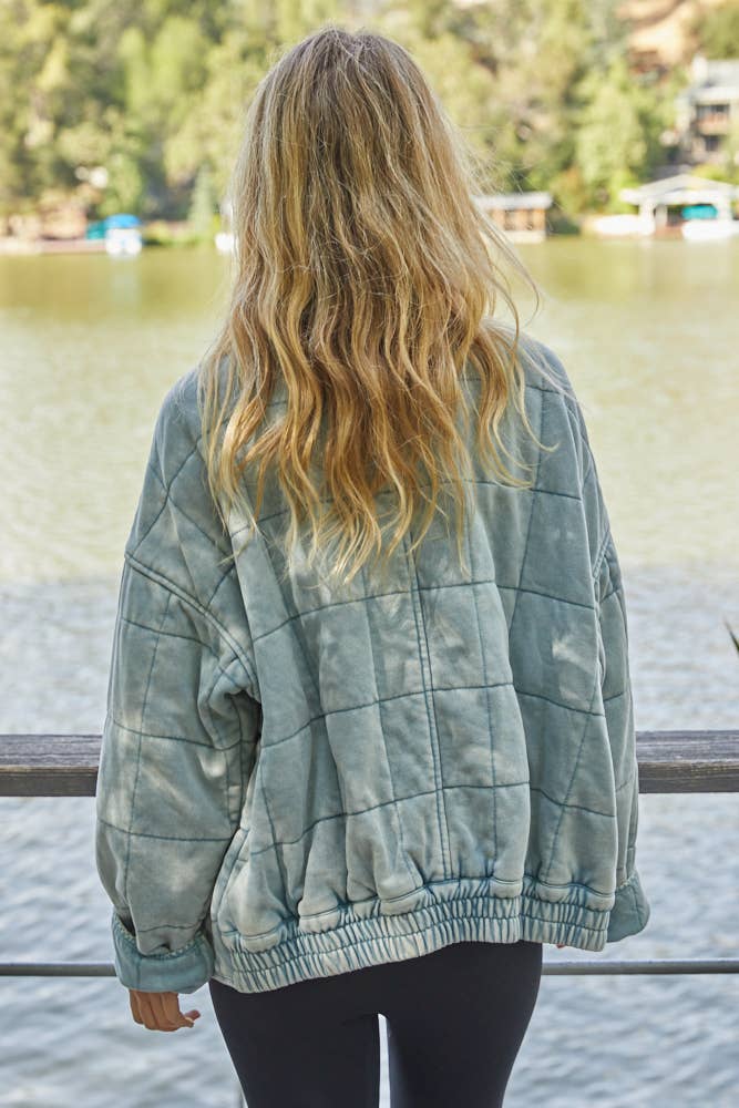 It's All Good Washed Jacket - Denim