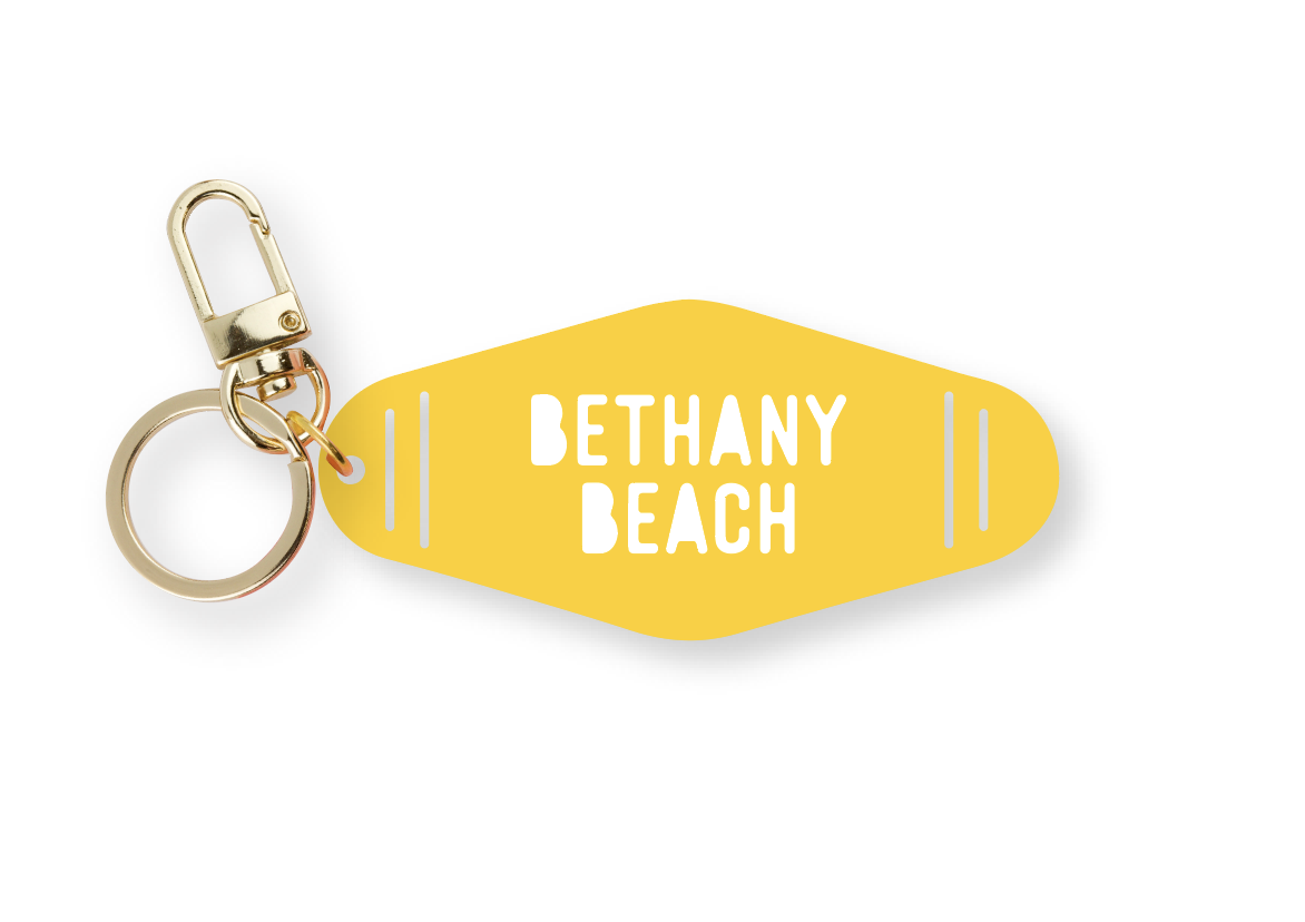 Bethany Beach Motel Keychain