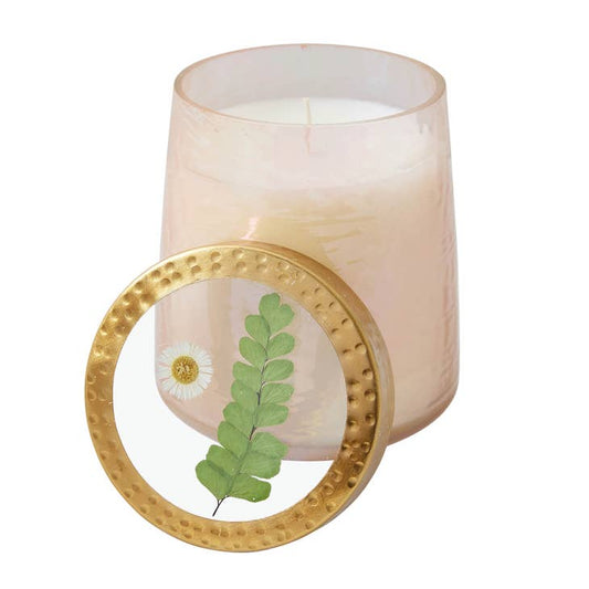 Maidenhair Apricot Blossom Floral Candle - Medium