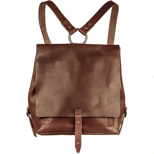 Revival Leather Backpack - Bordeaux