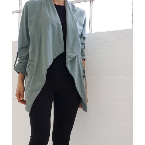 Open Front Jacket - Olive